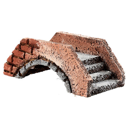 Zestaw trzech mostków do szopki neapolitańskiej, 8-12 cm 5