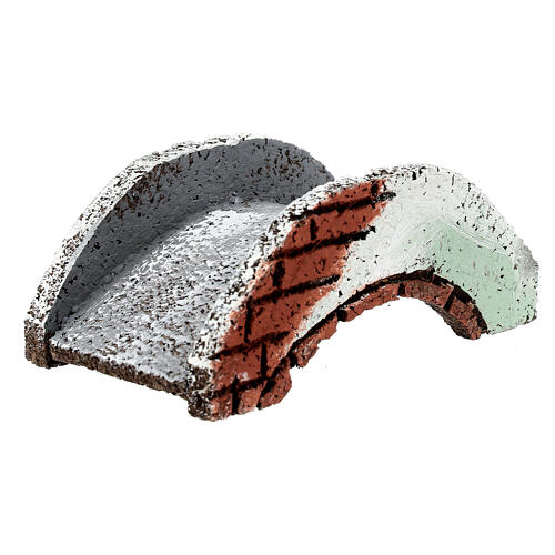 Zestaw trzech mostków do szopki neapolitańskiej, 8-12 cm 6