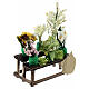 Market stand with flowers for 8-10 cm Neapolitan Nativity Scene, 10x10x5 cm s3