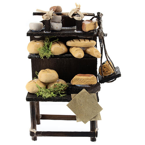 Nativity scene baker's bread stand 10 cm 10x5x5 cm 1