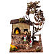 Henhouse for 8-10 cm Neapolitan Nativity Scene, wood and cork s1