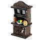 Credenza assortita miniatura presepe Napoli 6 cm legno 10x5x2 cm s4