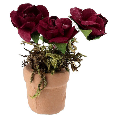 Flor miniatura belén napolitano 8-12 cm 2x2 cm 3