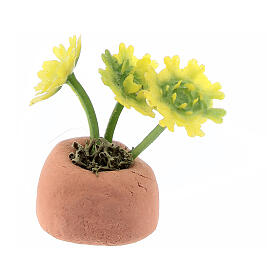 Fleur miniature 2x2 cm crèche napolitaine 8-12 cm