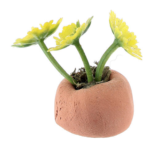Kwiat miniatura 2x2 cm, szopka neapolitańska 8-12 cm 2