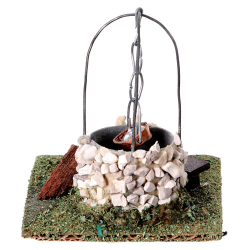 Pozzo miniatura presepe napoletano 6 cm 10x5x5 cm 4