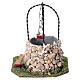 Neapolitan nativity scene well for statues 10 cm wood 10x10x10 cm s4