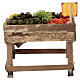 Stand vendeur légumes pour marché 5x10x5 cm crèche napolitaine 12 cm s4