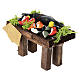 Fishmonger's counter Neapolitan nativity scene 10 cm terracotta 5x10x5 cm s3