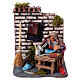 Ciabattino movimento presepe napoletano 8 cm 15x10x15 cm s1