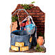 Water carrier by the well, animated scene for 8 cm Neapolitan Nativity Scene s2