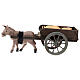 Carro maiali presepe napoletano 8 cm 5x15x5 cm s1