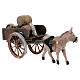 Carrito barriles belén 8 cm Nápoles 5x15x5 cm s3