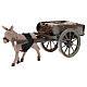 Hay wagon for 8 cm Neapolitan Nativity Scene, 5x15x5 cm s2