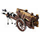 Neapolitan nativity hay wagon 8 cm 5x15x5 cm s4