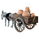 Nativity scene terracotta vase cart 8 cm Naples 5x15x5 cm s4