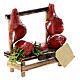 Banchetto macelleria presepe 6 cm Napoli 5x5x3 cm s3