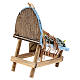 Banco pesce miniatura presepe 6 cm Napoli 5x4x5 cm s4