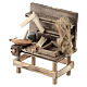 Banco del falegname miniatura presepe 6 cm Napoli 5x5x3 cm s2