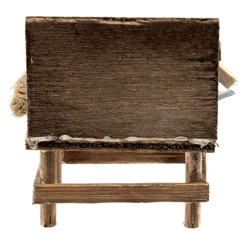 Stoisko stolarza, szopka z Neapolu, 6 cm, 5x5x3 cm 4