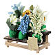 Verkaufsstand mit Blumen, Krippenzubehör, neapolitanischer Stil, für 8-10 cm Krippe, 5x5x3 cm s2
