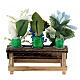 Stoisko z kwiatami do szopki neapolitańskiej 8-10 cm, 5x5x3 cm s4