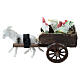 Carro presepe 8 cm galline miniatura Napoli 5x5x10 cm s1