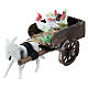 Carro presepe 8 cm galline miniatura Napoli 5x5x10 cm s2