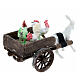 Carro presepe 8 cm galline miniatura Napoli 5x5x10 cm s4