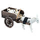 Carro cigni presepe napoletano 8 cm 5x5x10 cm s3