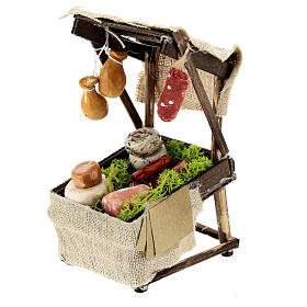 Banco salumiere presepe napoletano 10 cm 10x5x5 cm