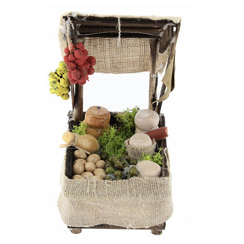 Vegetable stall for 10 cm Neapolitan Nativity Scene, 10x5x5 cm 1