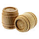 Set 10 botti presepe napoletano legno 6-8 cm 2x2 cm s2
