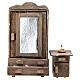 Furniture set, wooden closet and nightstand for 10 cm Neapolitan Nativity Scene s1