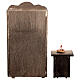 Furniture set, wooden closet and nightstand for 10 cm Neapolitan Nativity Scene s5