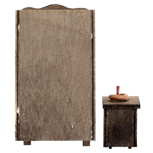 Set chambre armoire et table de chevet crèche napolitaine 8 cm 5