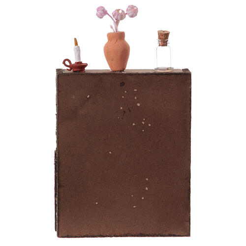 Anrichte mit Geschirr und Lebensmitteln, für 12 cm Krippe – 15 × 10 × 5 cm 4