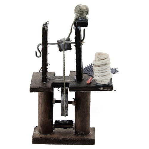 Old sewing machine for 8 cm Neapolitan Nativity Scene, 10x5 cm 4