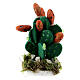 Miniatur-Kaktusfeige, Krippenzubehör, neapolitanischer Stil, für 6-10 cm Krippe, 5x3x3 cm s2
