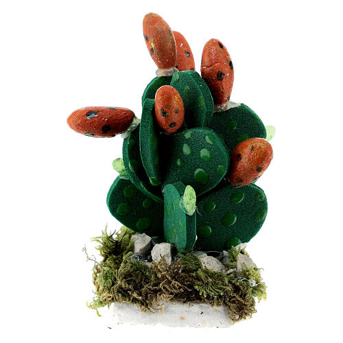 Prickly pear for 6-10 cm Neapolitan Nativity Scene, 5x3x3 cm 2