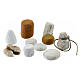 Set 10 formaggi miniatura presepe napoletano 10-12 cm s1