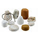 Set 10 formaggi miniatura presepe napoletano 10-12 cm s2