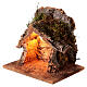 Rustic cork stable for 6-8 cm Neapolitan Nativity Scene, 20x20x15 cm s2