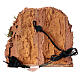 Rustic cork stable for 6-8 cm Neapolitan Nativity Scene, 20x20x15 cm s4