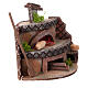 Wood oven with flickering light for 10 cm Neapolitan Nativity Scene, 15x15x10 cm s3