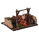 Fire pot Nativity scene Naples 10-12 cm illuminated 10x15x10 cm s3