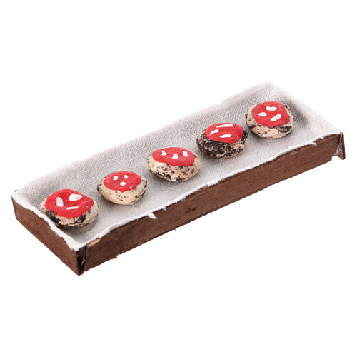 Set 3 spaselle panettiere presepe napoletano 8-10 cm 10x3 cm 4