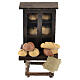 Kitchen dresser with bread for 10 cm Neapolitan Nativity Scene, 10x5x5 cm s1