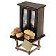 Kitchen dresser with bread for 10 cm Neapolitan Nativity Scene, 10x5x5 cm s2