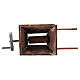 Mühle mit Rad, Krippenzubehör, neapolitanische Krippe, für 8 cm Krippe – 3 × 10 × 5 cm s3